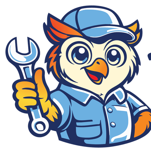 Precision Appliance Care owl mascot